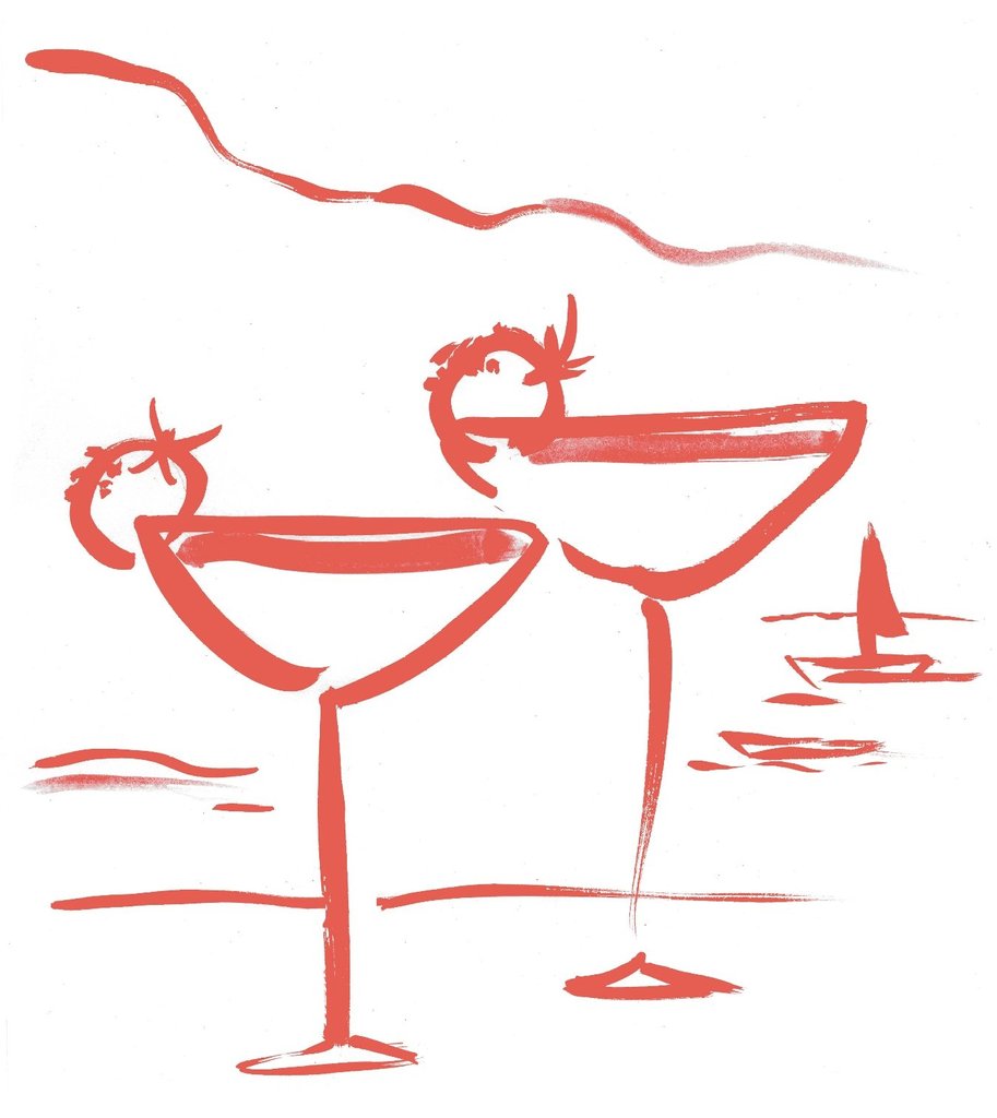 La petite maison, french restaurant and bar, Dubai, cocktail design