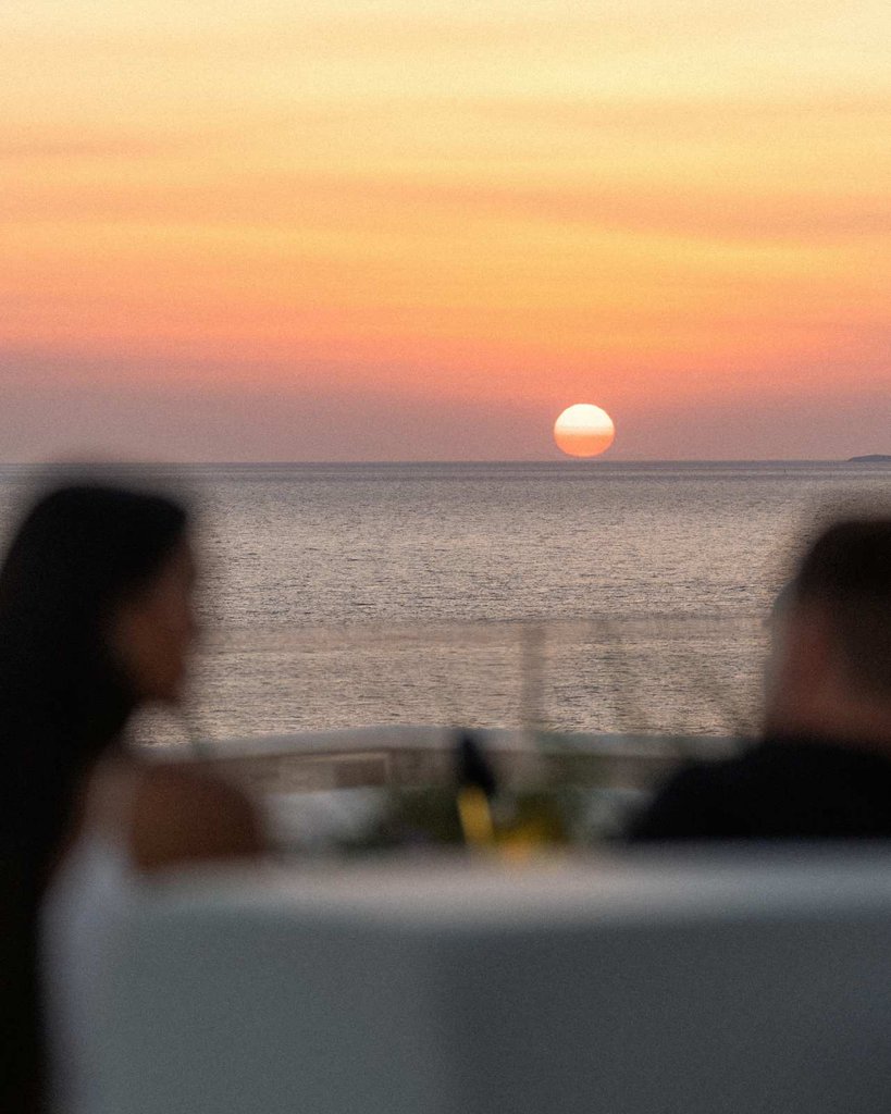 LPM Mykonos best sunset view