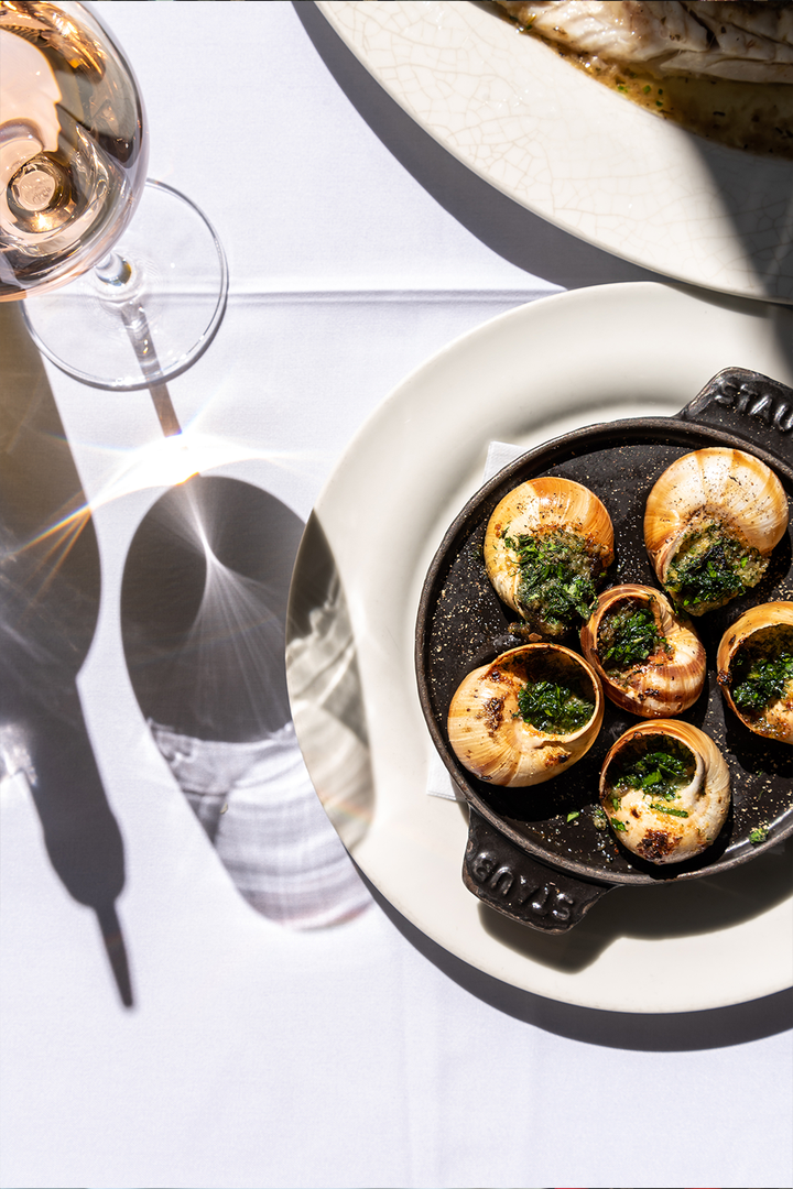 La petite maison, french restaurant and bar, Dubai, escargots, snails